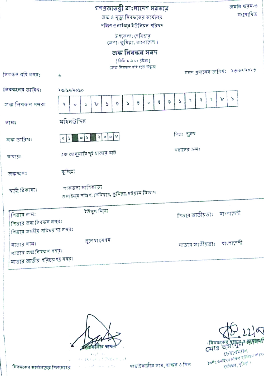 Image of মহিন উদ্দিন